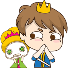 Sweet Royal couple sticker #3455203