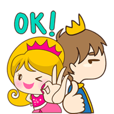 Sweet Royal couple sticker #3455208