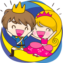 Sweet Royal couple sticker #3455211