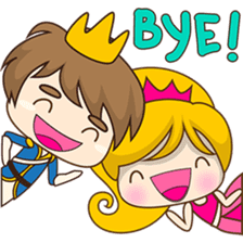 Sweet Royal couple sticker #3455218