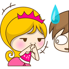 Sweet Royal couple sticker #3455219