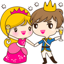 Sweet Royal couple sticker #3455220
