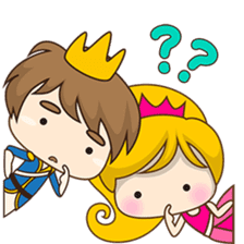 Sweet Royal couple sticker #3455222