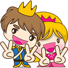 Sweet Royal couple sticker #3455224