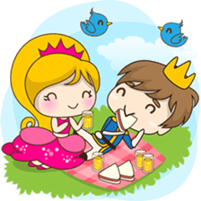 Sweet Royal couple sticker #3455225