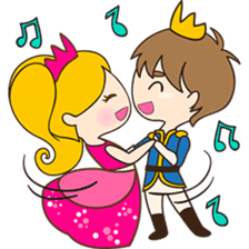 Sweet Royal couple sticker #3455226