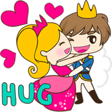 Sweet Royal couple sticker #3455233