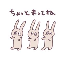 usagisan and kumasan sticker #3455650