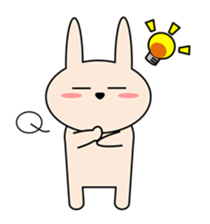 Rabbit in Kansai region of Japan Vol.2 sticker #3456528