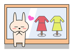 Rabbit in Kansai region of Japan Vol.2 sticker #3456543