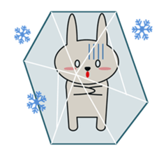 Rabbit in Kansai region of Japan Vol.2 sticker #3456553
