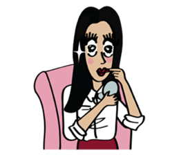 Happy Busy Girls sticker #3457166