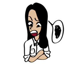 Happy Busy Girls sticker #3457176