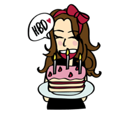 Happy Busy Girls sticker #3457178
