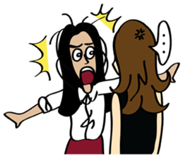 Happy Busy Girls sticker #3457188