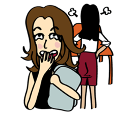 Happy Busy Girls sticker #3457189