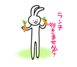 Slim rabbit stickers sticker #3457439