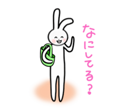 Slim rabbit stickers sticker #3457440