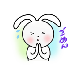 Slim rabbit stickers sticker #3457457