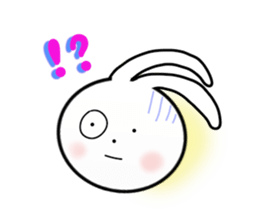 Slim rabbit stickers sticker #3457460