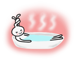 Slim rabbit stickers sticker #3457472