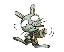 ELEGANT KIIMO Rabbit 1 sticker #3457603