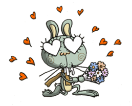 ELEGANT KIIMO Rabbit 1 sticker #3457607