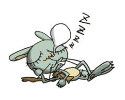 ELEGANT KIIMO Rabbit 1 sticker #3457609