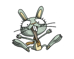ELEGANT KIIMO Rabbit 1 sticker #3457612