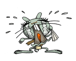 ELEGANT KIIMO Rabbit 1 sticker #3457614