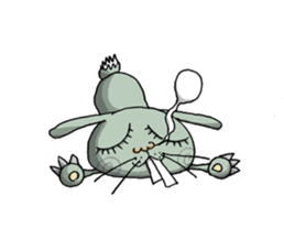 ELEGANT KIIMO Rabbit 1 sticker #3457618