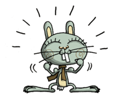 ELEGANT KIIMO Rabbit 1 sticker #3457625