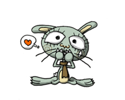ELEGANT KIIMO Rabbit 1 sticker #3457628