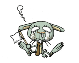 ELEGANT KIIMO Rabbit 1 sticker #3457631