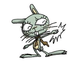 ELEGANT KIIMO Rabbit 1 sticker #3457633