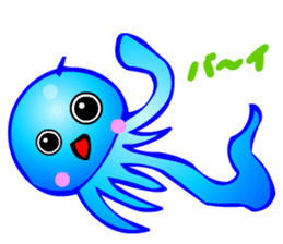 Kawaii Jellyfish sticker #3457756