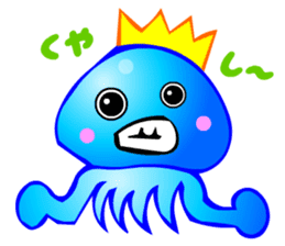 Kawaii Jellyfish sticker #3457759