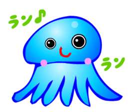 Kawaii Jellyfish sticker #3457761