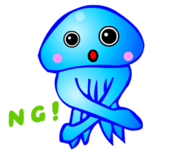 Kawaii Jellyfish sticker #3457763