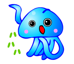 Kawaii Jellyfish sticker #3457766
