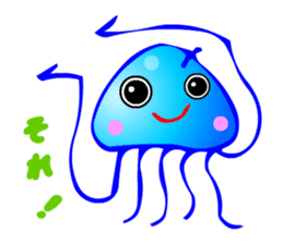 Kawaii Jellyfish sticker #3457791