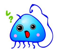 Kawaii Jellyfish sticker #3457792