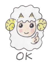 Sheep of the sheep world sticker #3458123