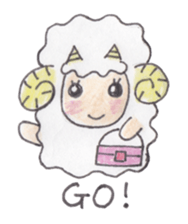 Sheep of the sheep world sticker #3458124