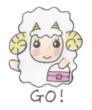 Sheep of the sheep world sticker #3458124