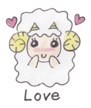 Sheep of the sheep world sticker #3458127