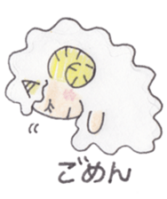 Sheep of the sheep world sticker #3458129