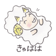 Sheep of the sheep world sticker #3458131