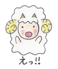 Sheep of the sheep world sticker #3458133