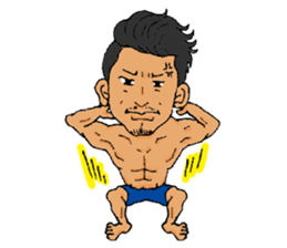 MUSCLE GREAT SATAN! sticker #3458435